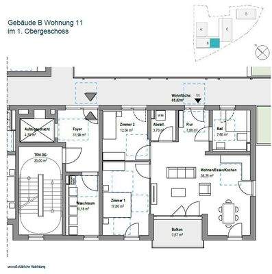 Grundriss Wohnung 11