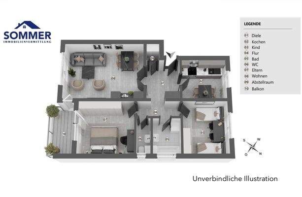 Grundriss Illustration