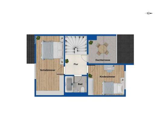 Grundriss Dachgeschoss