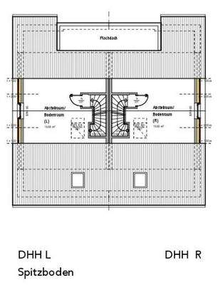 Spitzbodengrundriss Prima