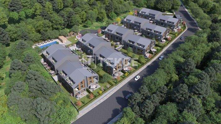 Apartments Intertwined the Nature in Eyupsultan Istanbul