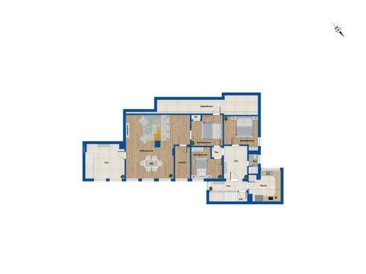 Grundriss Dachgeschoss