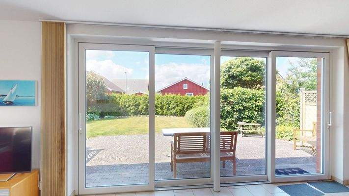 Ausblick zur Terrasse