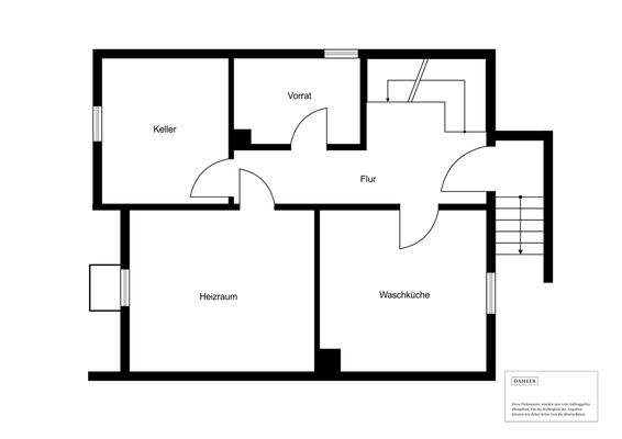 Grundriss Keller
