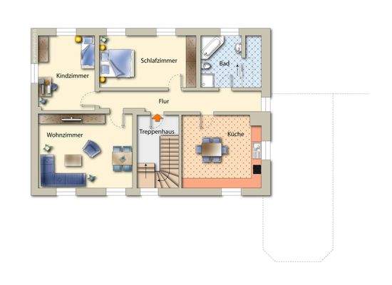 OG-Beispielmöblierung