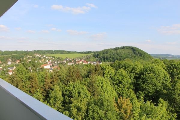 Ausblick vom Balkon