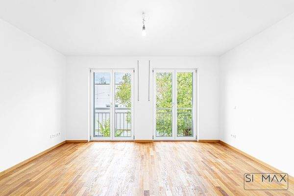 Obergeschoss mit Zugang zum Balkon