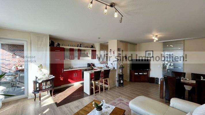 Küche und Essbereich