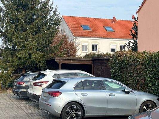 Rückseite aus Entfernung