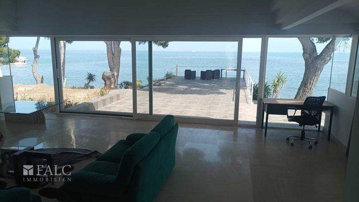 Wohnzimmer Blick zur Terrasse