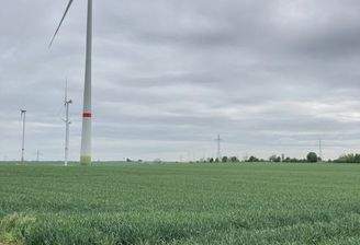 Flächenaussicht westlich von Nessa