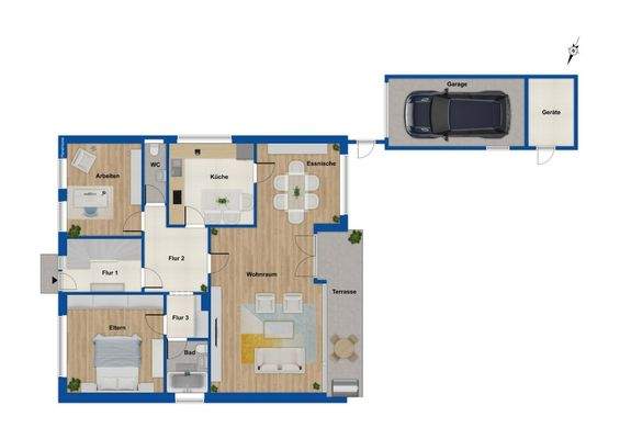 Grundriss - Erdgeschoss