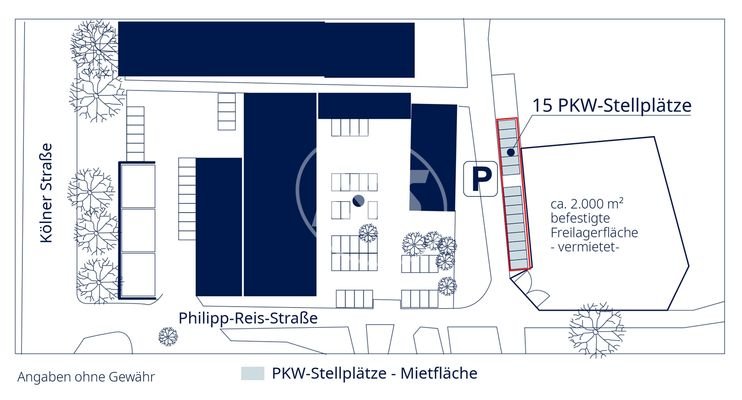 Lageplan Stellplätze