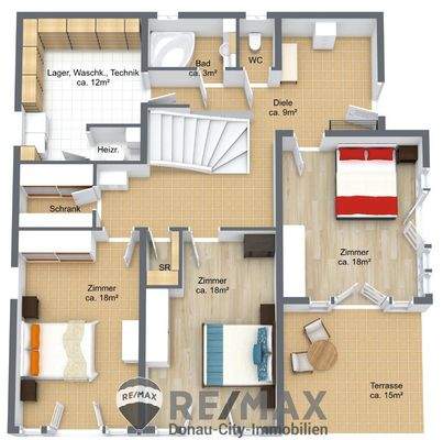 Untergeschoss - 3D Floor Plan