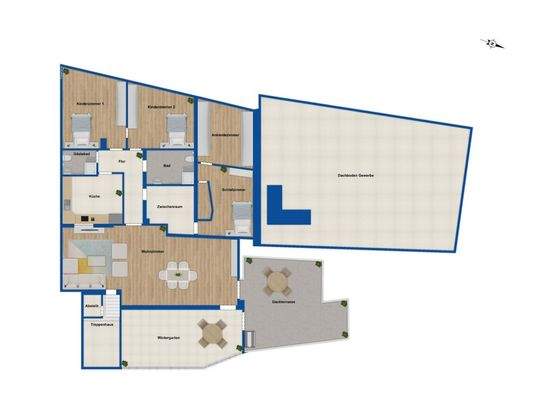 Grundriss 2. Obergeschoss