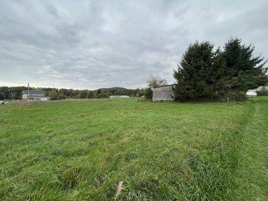 Grundstücksansicht links