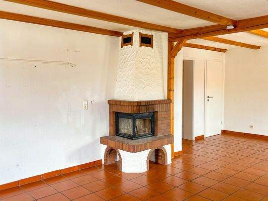 Burgwald Wohnung EG Wohnen offener Kamin