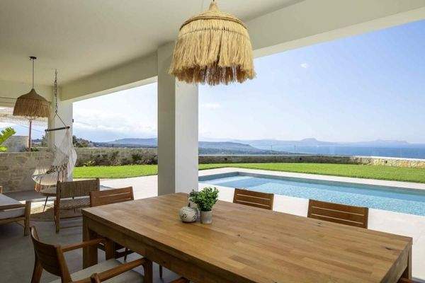 Kreta, Gallos: Luxuriöse Neubauvilla mit Meerblick zu verkaufen