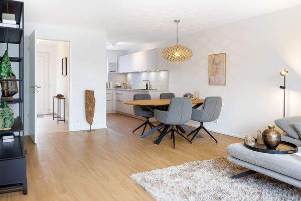 Musterhaus Einrichtungsbeispiel - Offene Küche