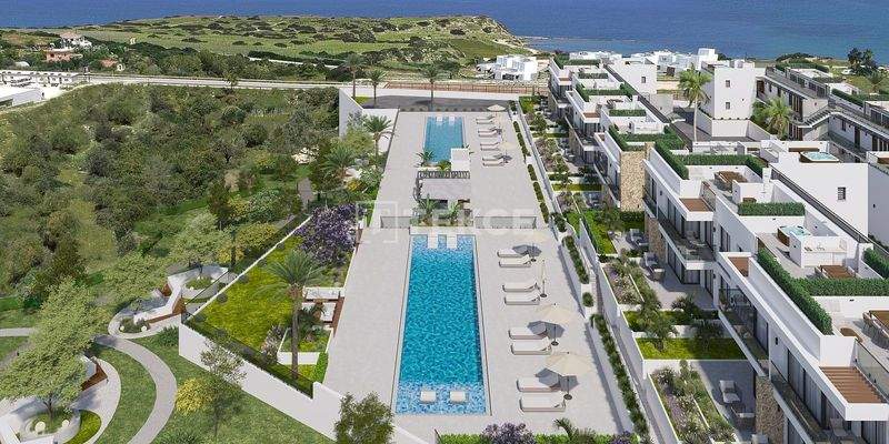 Apartments with Pool Near the Sea in Gazimağusa