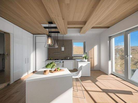 Küche Essen Wohnbeispiel