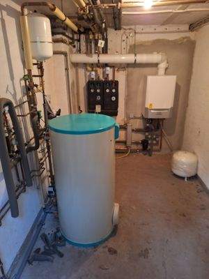 Heizungsraum vom 12 Familienhaus