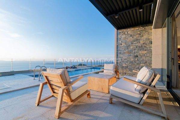 Stylish Villas with Panoramic Sea Views in Gumusluk Bodrum