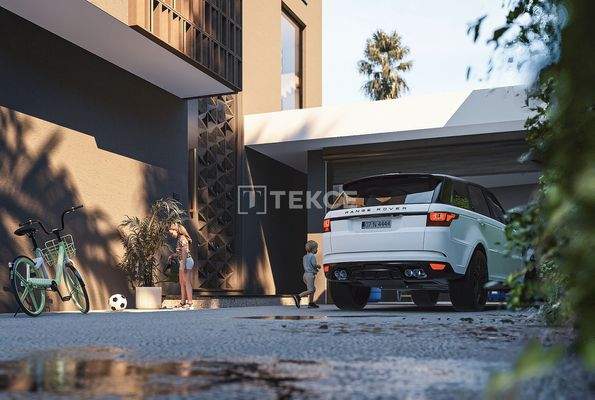 Smart Home System Stylish Villa in Alanya Kargıcak