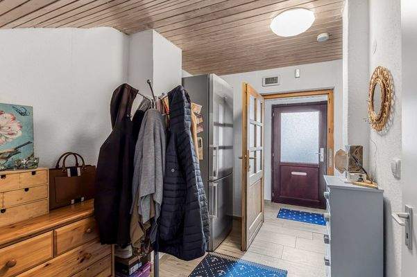 Eingangsbereich und Flur im Erdgeschoss 