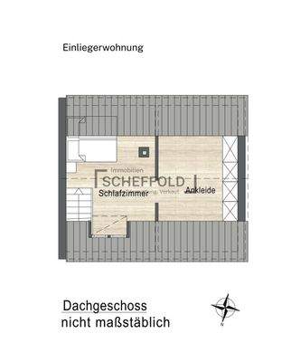 Grundriss Einliegerwohnung Dachgeschoss