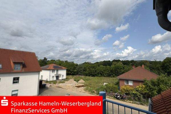 Blick vom Balkon
