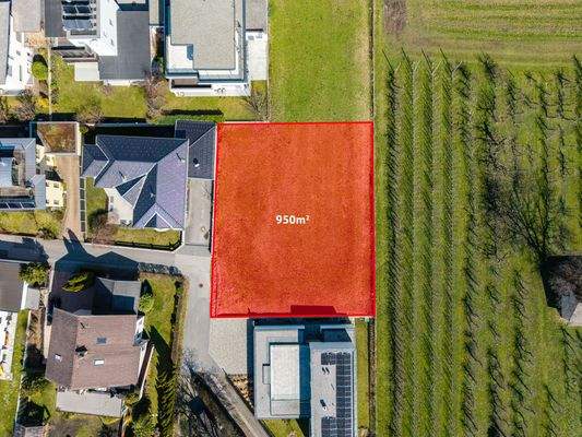 Grundstück Heiligkreuz - Vogelperspektive