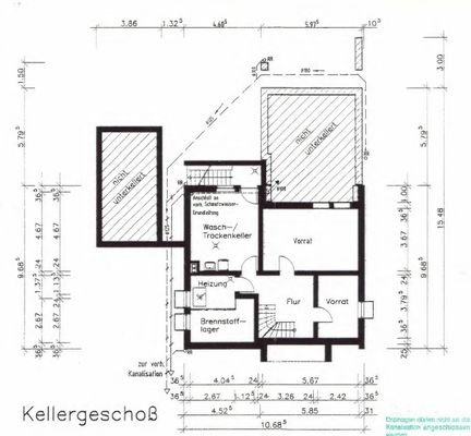 Grundriss Kellergeschoss
