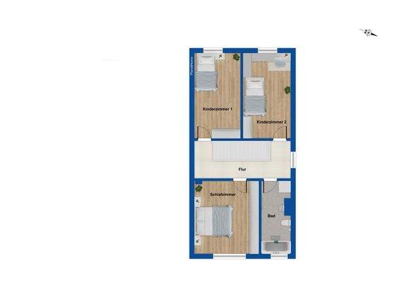 Grundriss Obergeschoss