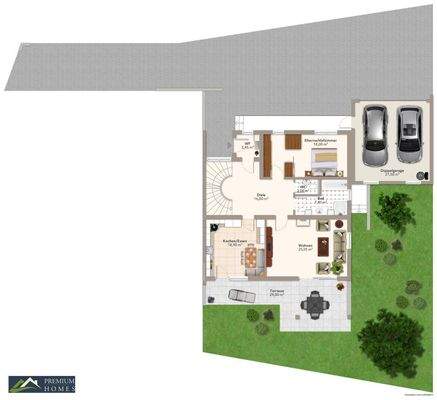 FÜGENBERG - Doppelhaushälfte in Aussichtslage