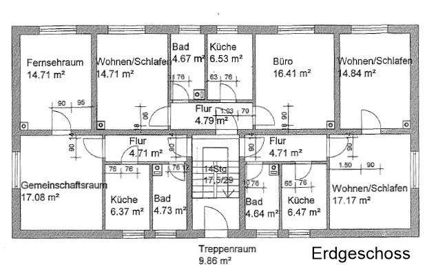 Grundriss Erdgeschoss