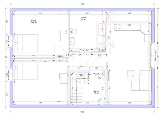 Grundriss Dachgeschoss