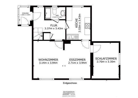 Grundriss Erdgeschoss