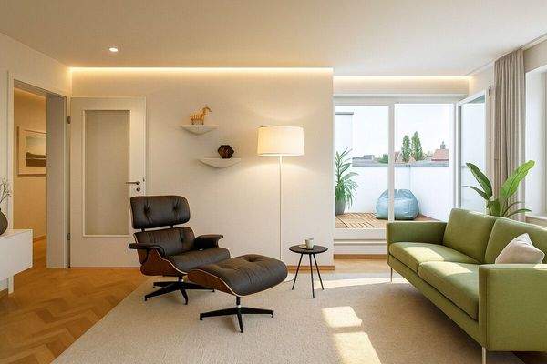 Zimmer 1 virtuell möbliert