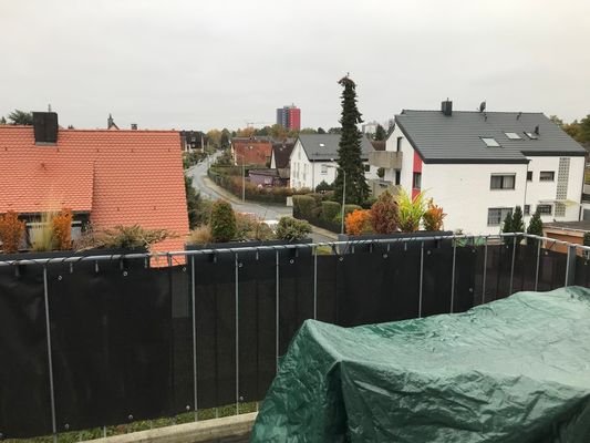 Weitsicht vom Balkon