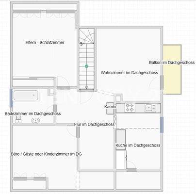 Grundriss Obergeschoss