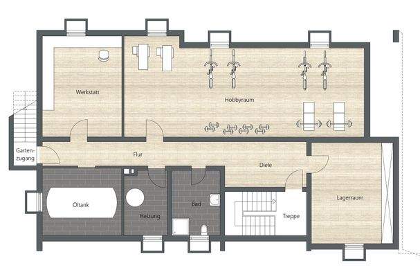 Grundriss Kellergeschoss