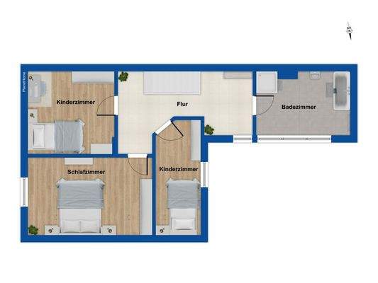 Grundriss Obergeschoss