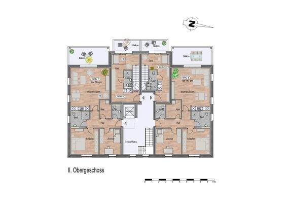 Grundriss Einliegerwohnung