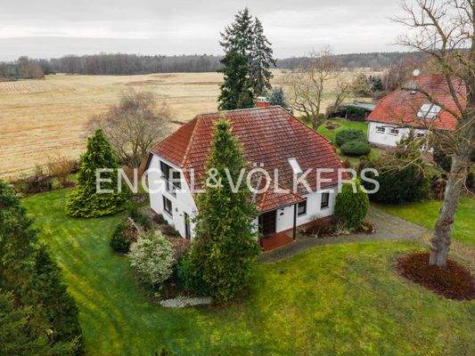 Luftaufnahme des Hauses