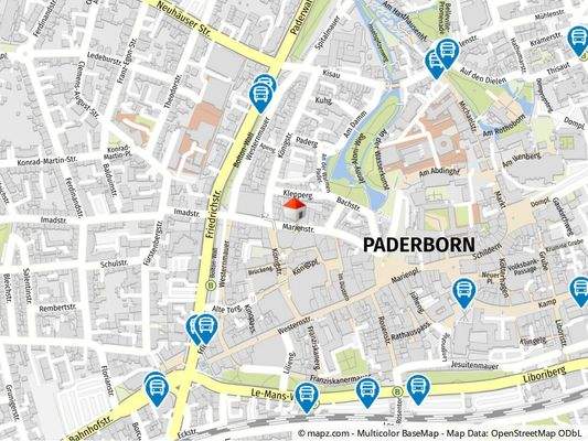 Geolyzer Kartenausschnitt