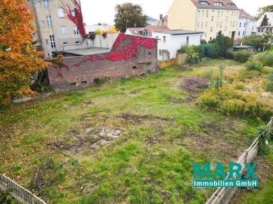 Grundstücksansicht Baufläche