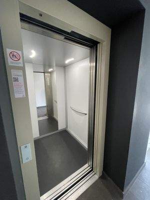 Blick in den Fahrstuhl
