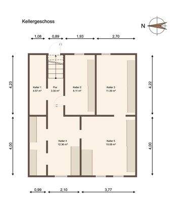 Grundriss Kellergeschoss