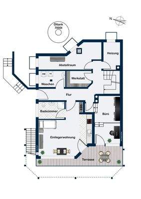 Grundriss Untergeschoss